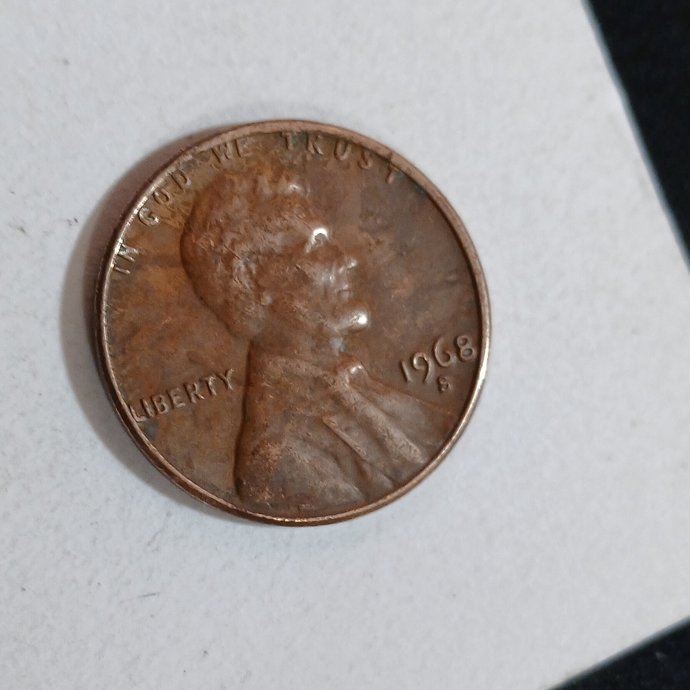 1968 "S" Mint Lincoln Memorial Penny